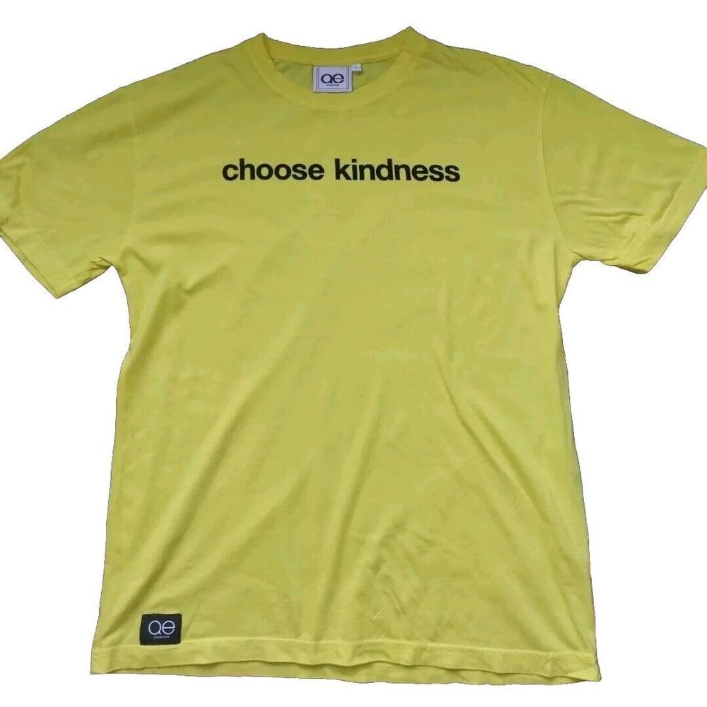 Queer Eye 'Choose‎ Kindness' Lemon Yellow Cotton T-shirt Unisex, Mens, Womens LG